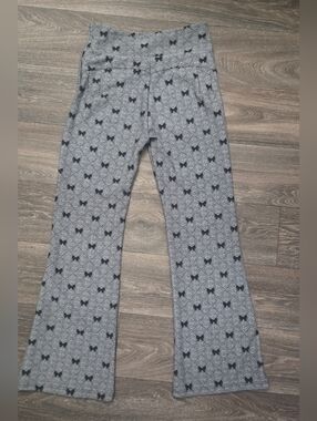 Women’s Bow Print Stretch Pants – Size Large – Cute & Comfy